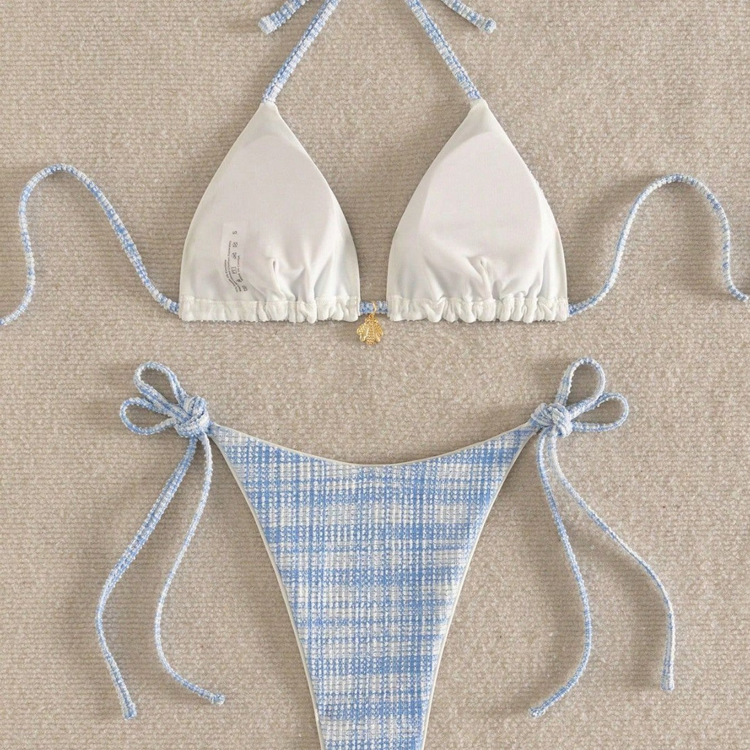 Damen Triangel-Bikini mit raffinierten Bindebändern Echo Archiv