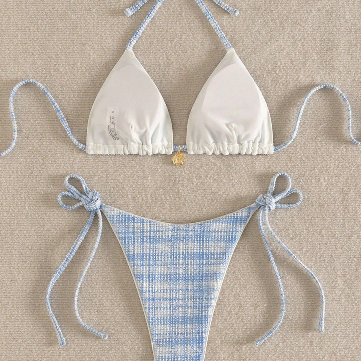 Damen Triangel-Bikini mit raffinierten Bindebändern Echo Archiv