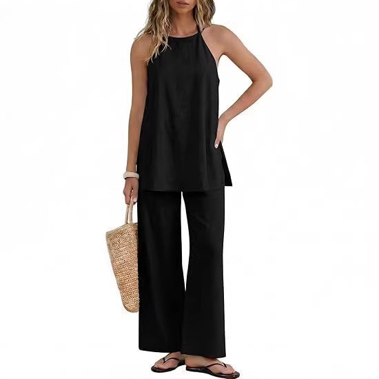 Damen Leichte und luftige Sommerhose mit Tanktop Echo Archiv