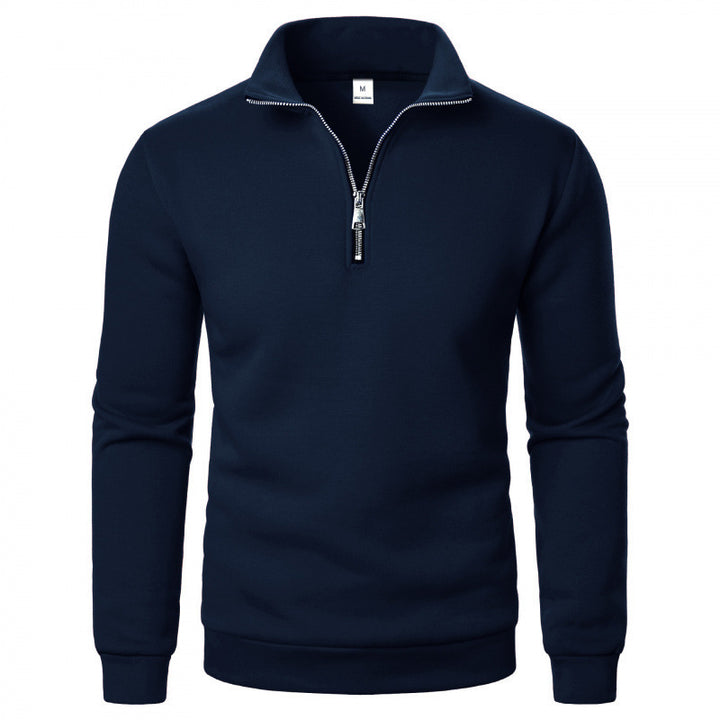 Herren Sportlicher Sweatpullover mit Stehkragen Echoarchiv