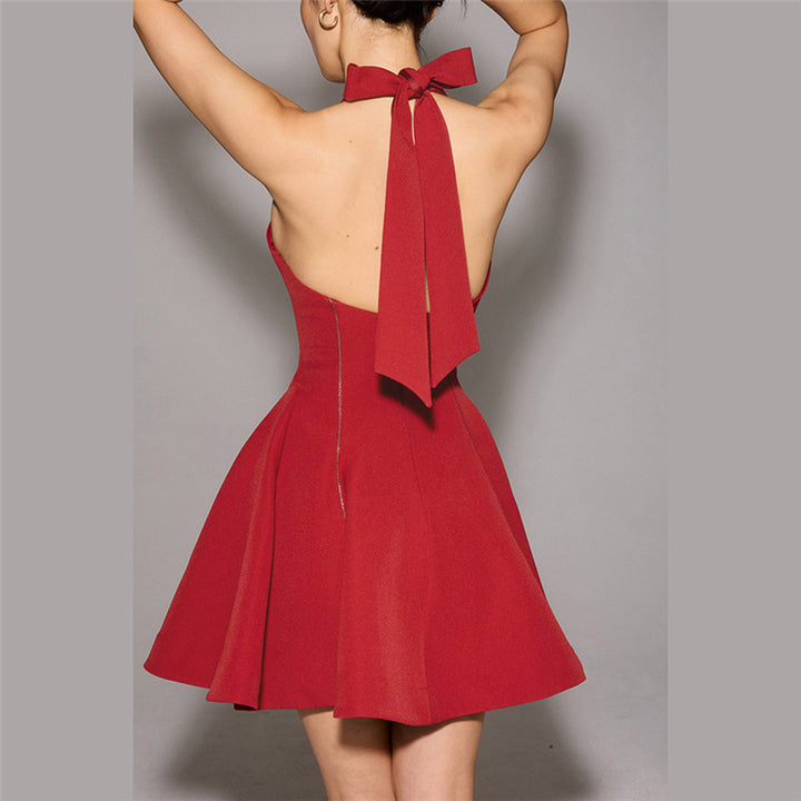 Damen sportliches Badekleid mit verstellbarem Kragen und integrierten Shorts Echo Archiv