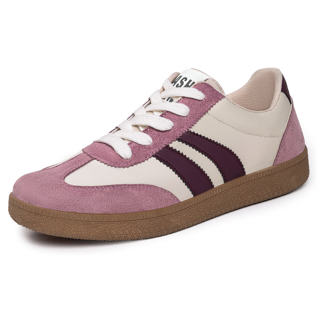 Herren nan retro Sneaker mit Velours- und Textilobermaterial, klassischer Drei-Streifen-Optik und profilierter Gumminsohle Echo Archiv