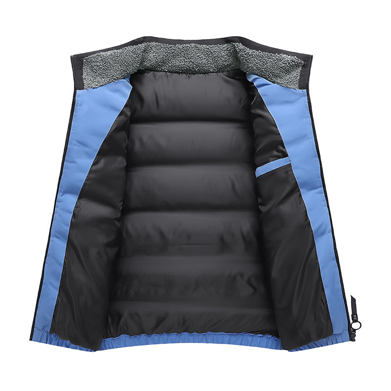 Herren warme Steppjacke mit kuscheligem Innenfutter Echoarchiv
