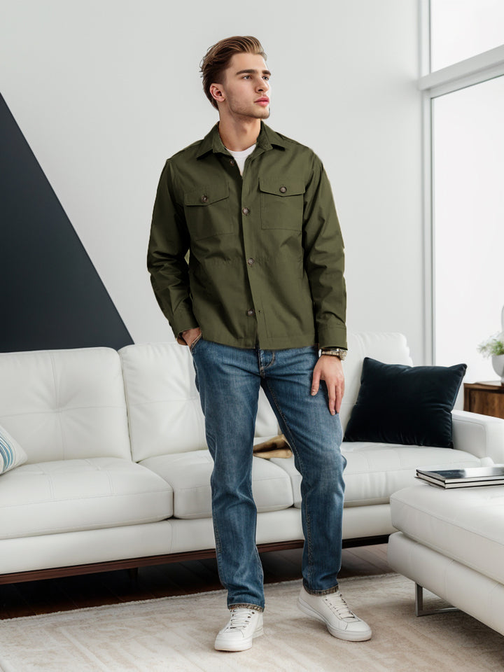 Herren modische leichtgewichtige Chore-Jacke mit praktischen Taschen Echoarchiv