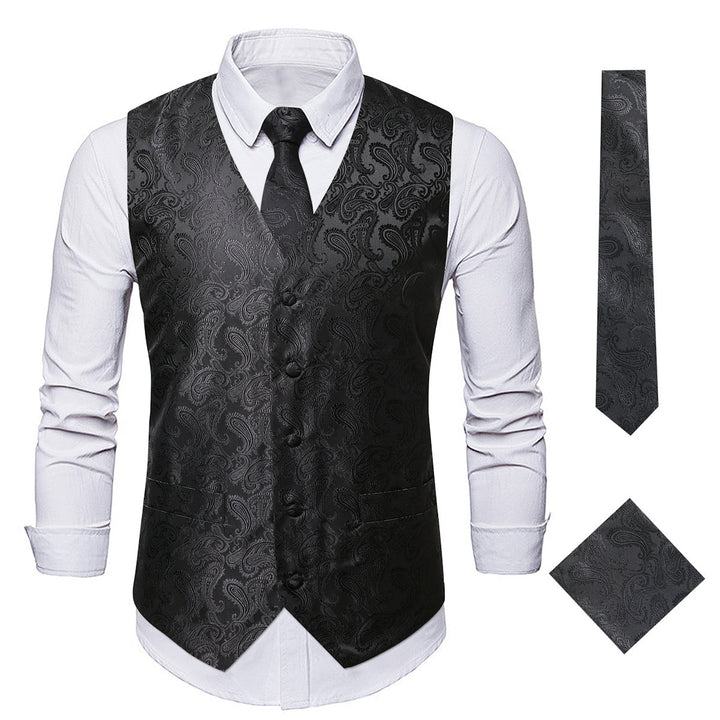 Herren elegante Weste mit Paisleymuster Echoarchiv