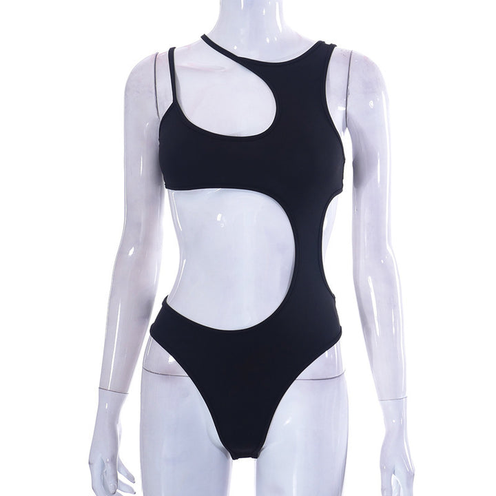 Damen Einseitig geschnittenes Cut-Out Badeanzug Echo Archiv
