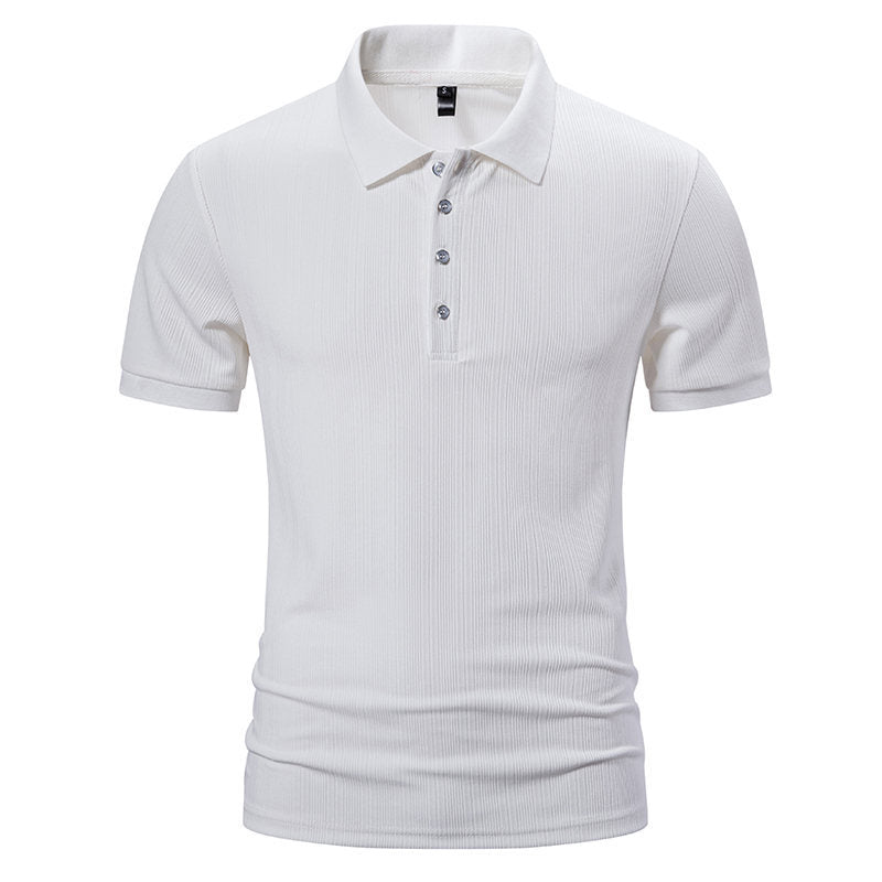 Herren Polohemd mit strukturiertem Design Echoarchiv