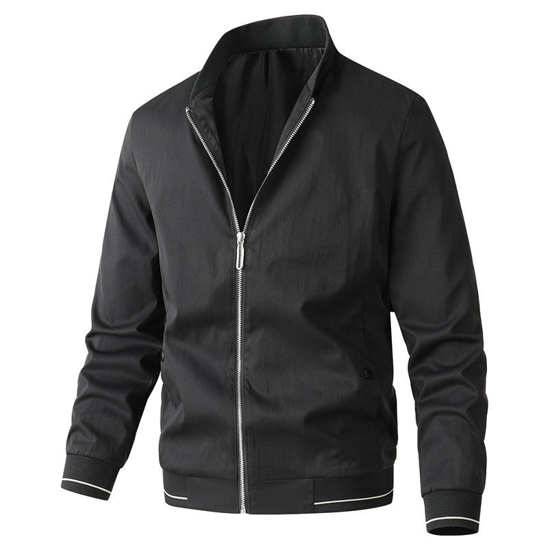 Herren modische Bomberjacke mit sportlichem Design und elastischen Bündchen Echoarchiv