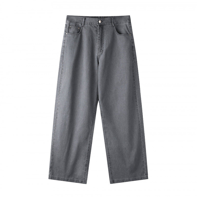 Damen Weite Highwaist-Culotte-Hose mit elastischem Bund und geradem Bein Echo Archiv