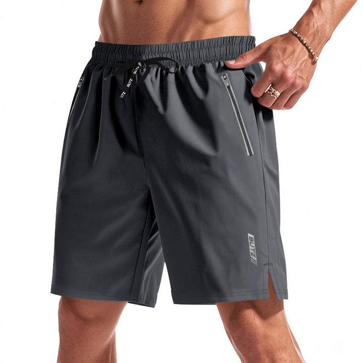 Herren Atmungsaktive Sportshorts mit Seitentaschen und elastischem Bund Echoarchiv