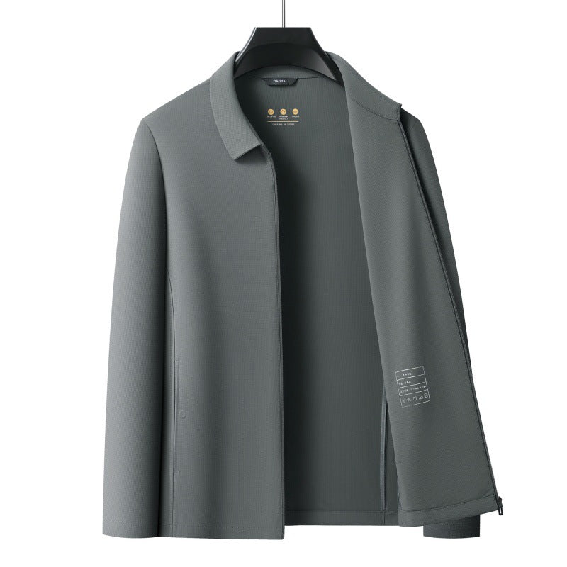Herren leichte Übergangsjacke im minimalistischen Design Echoarchiv
