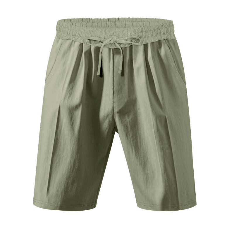 Herren sportliche Funktionsshorts mit verstellbarem Bund und atmungsaktivem Material Echoarchiv