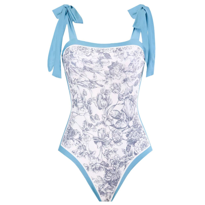 Damen Maxirock mit floralen Mustern und voluminösem Schnitt Echo Archiv