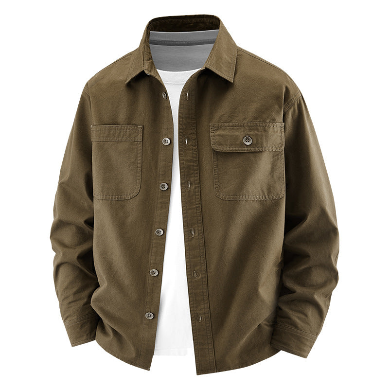 Herren Lässige Utility-Hemdjacke Echo Archiv