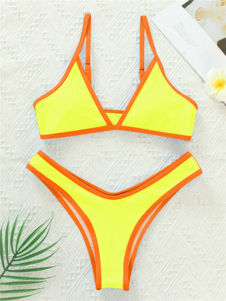 Damen Triangel-Bikini mit eleganter Naht und sportlichem Schnitt Echo Archiv