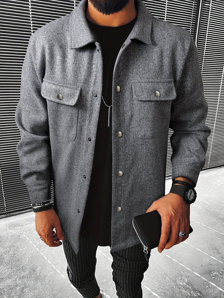 Herren Stilvolle Outerwear-Jacke mit einem modernen Look Echoarchiv