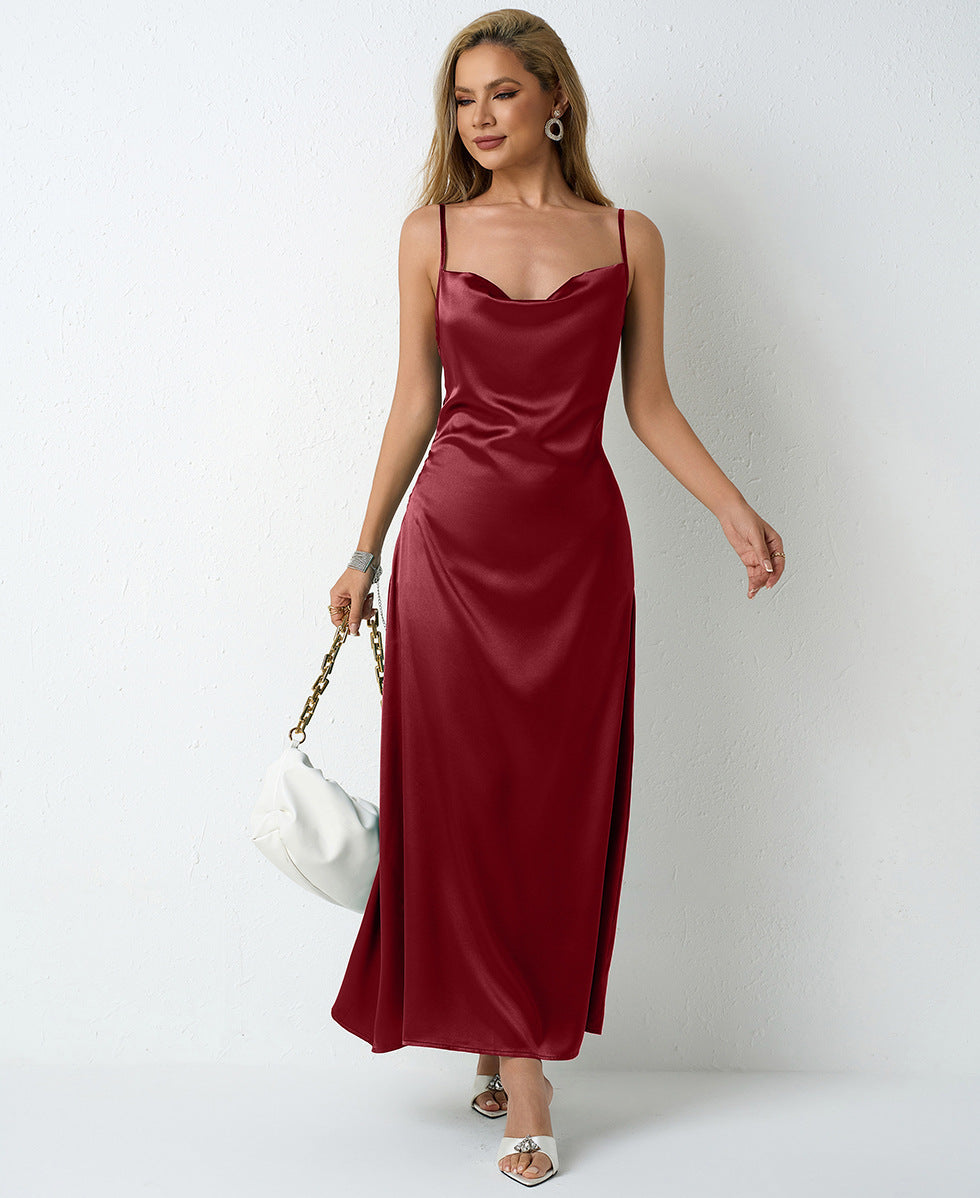 Damen Elegantes Maxikleid mit schicker Neckholder-Optik Echo Archiv