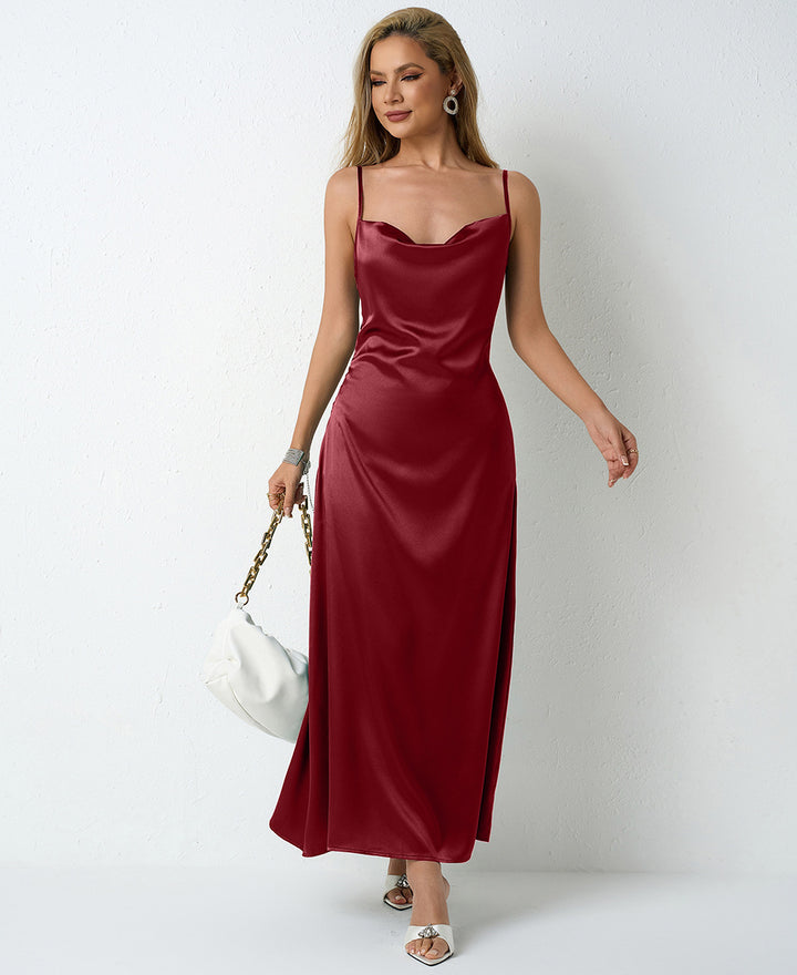 Damen Elegantes Maxikleid mit schicker Neckholder-Optik Echo Archiv