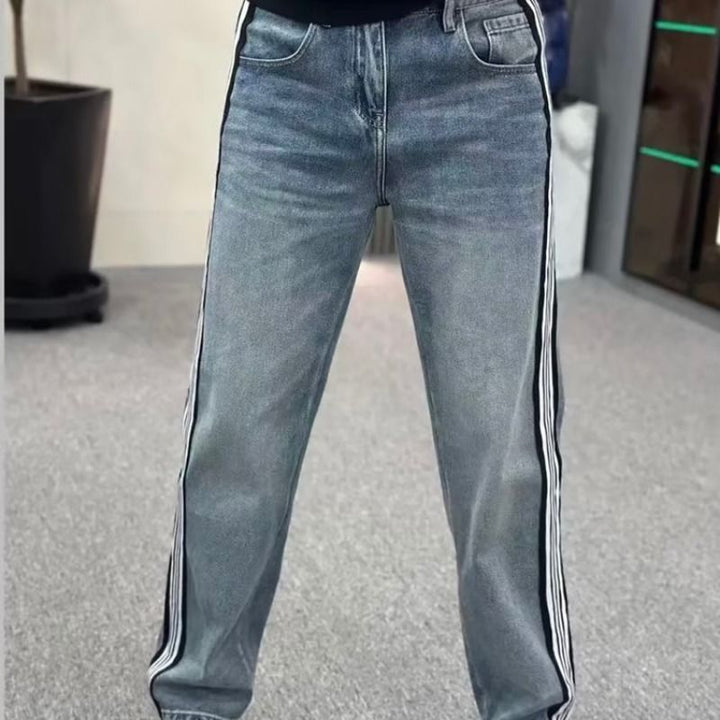 Herren Jeans mit seitlichen Streifen Echoarchiv