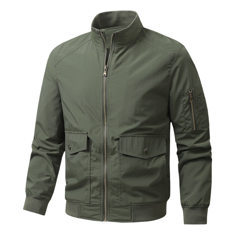 Herren Sportliche Jacke mit hohen Kragen und praktischen Taschen Echo Archiv