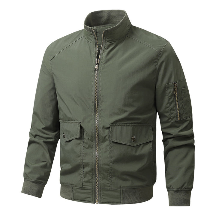 Herren Sportliche Jacke mit hohen Kragen und praktischen Taschen Echo Archiv