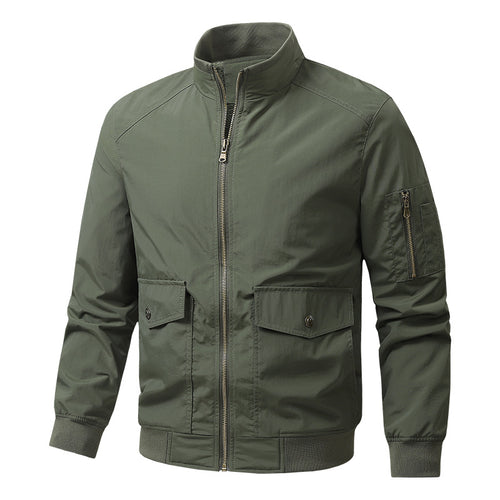 Herren Sportliche Jacke mit hohen Kragen und praktischen Taschen Echo Archiv