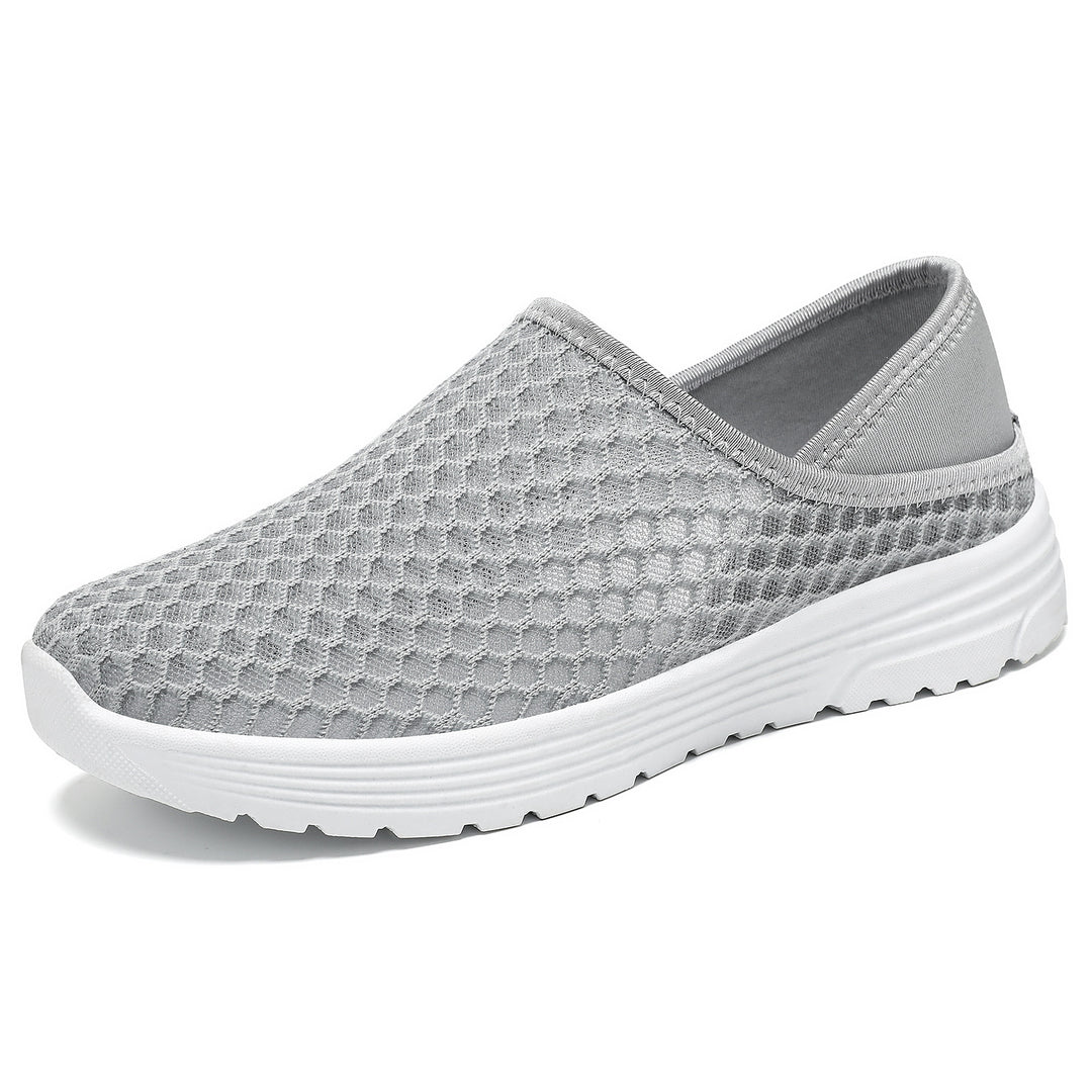 Damen nan atmungsaktive Mesh-Slip-On Clog-Sneaker mit Memory-Fußbett und dämpfender EVA-Sohle Echo Archiv