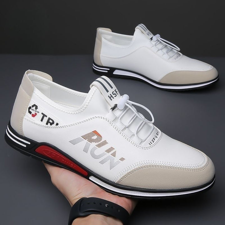 Herren Slip-On-Sneaker mit elastischer Schnellzug-Schnürung und neoprenem Komfortkragen Echoarhiv
