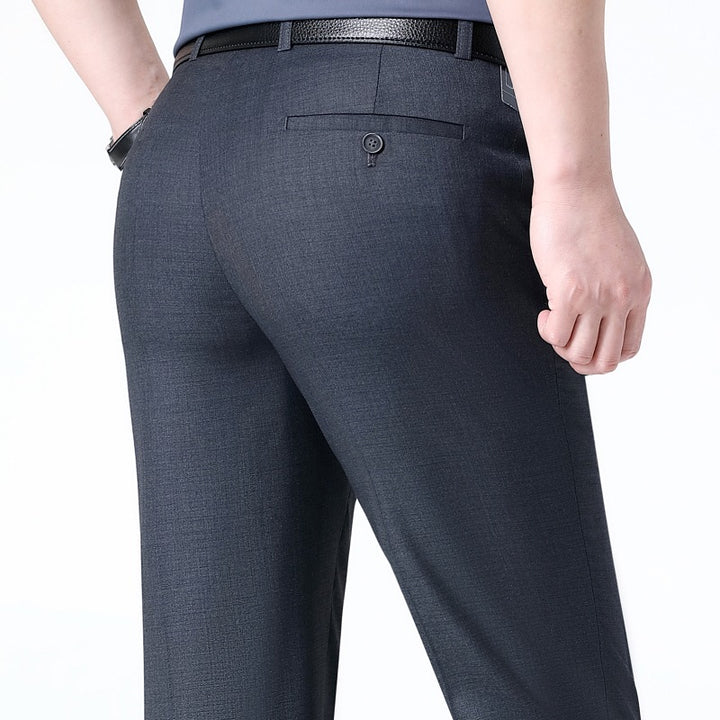 Herren elegante Anzughose aus hochwertigem Wollmix Echoarchiv