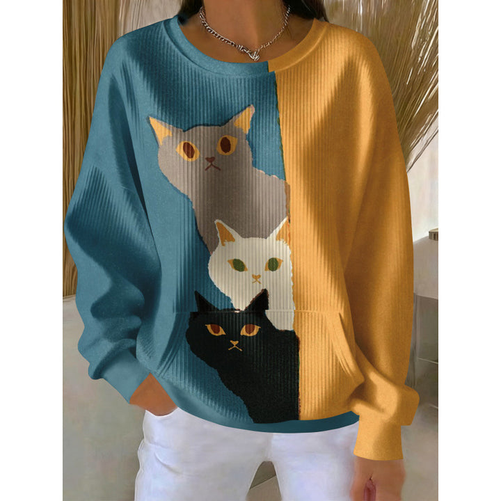Damen Gemütlicher Pullover Echoarchiv