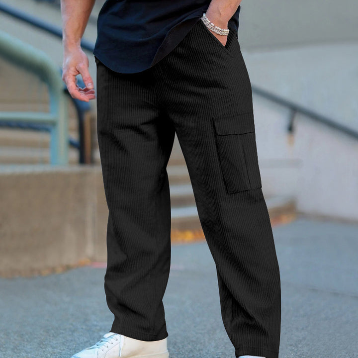Herren Cargohose mit elastischem Bund und praktischen Taschen Echoarchiv