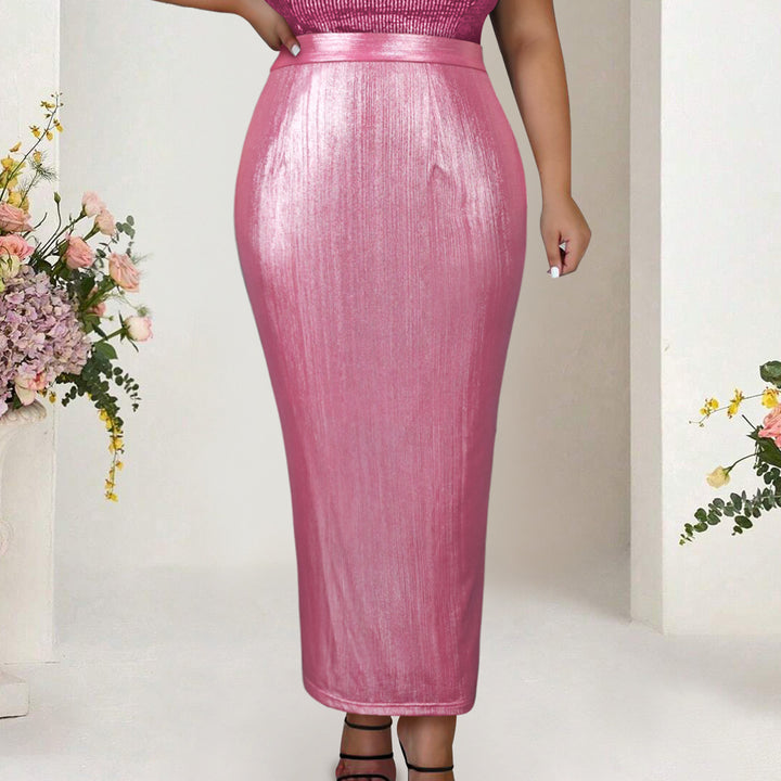 Damen Eleganter Pailletten-Midi-Rock Echo Archiv