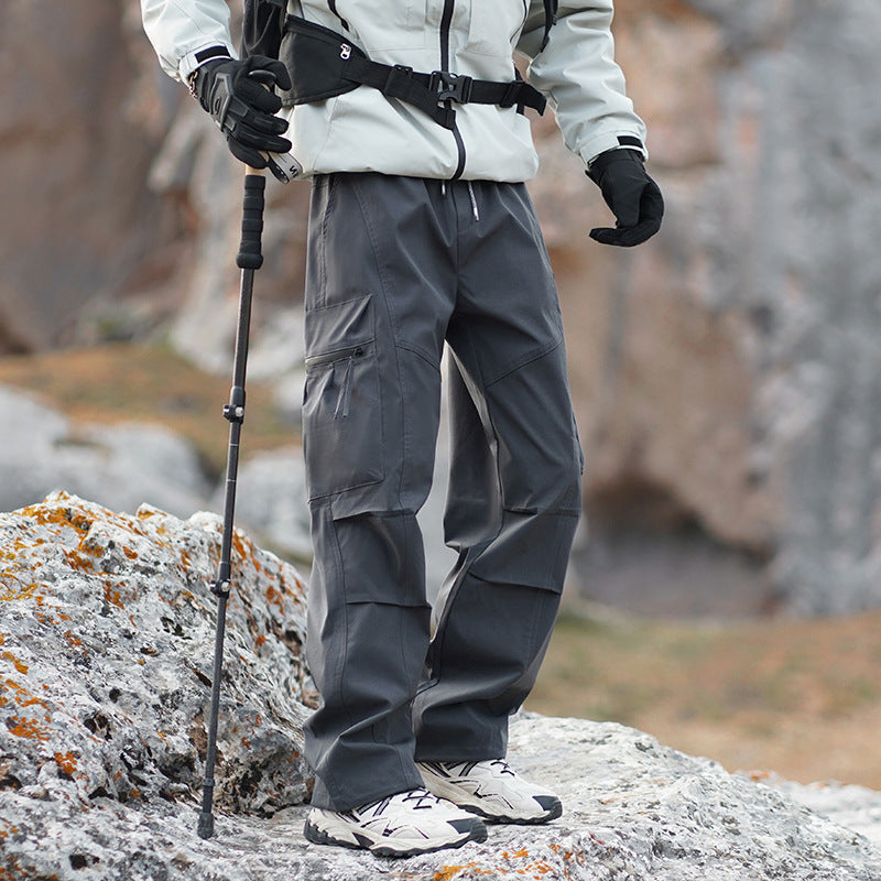 Herren Robuste wasserabweisende Trekkinghose mit Cargo-Taschen Echo Archiv