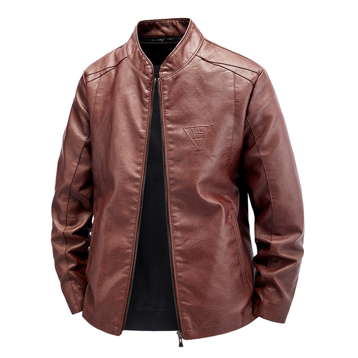 Herren Hochwertige Kunstlederjacke Echo Archiv