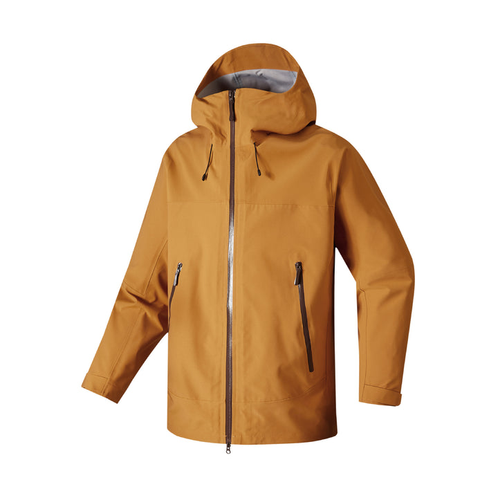 Herren wasserdichte Funktionsjacke mit verstellbarer Kapuze und praktischen Reißverschlusstaschen Echoarchiv