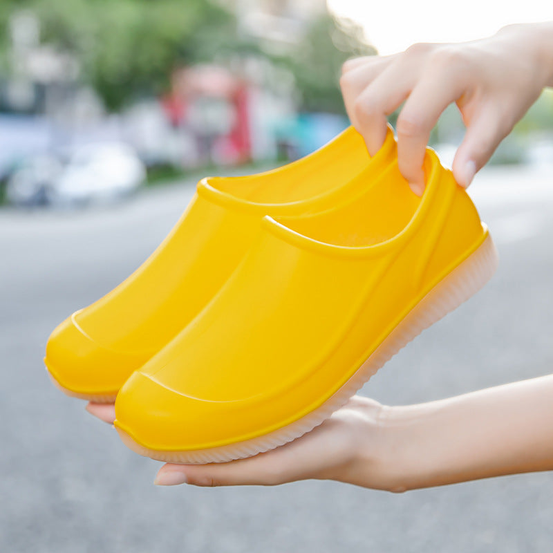 Unisex Wasserdichte Schlupf-Clogs mit stoßdämpfender EVA-Sohle und ergonomischer Fußmulde Echoarhiv