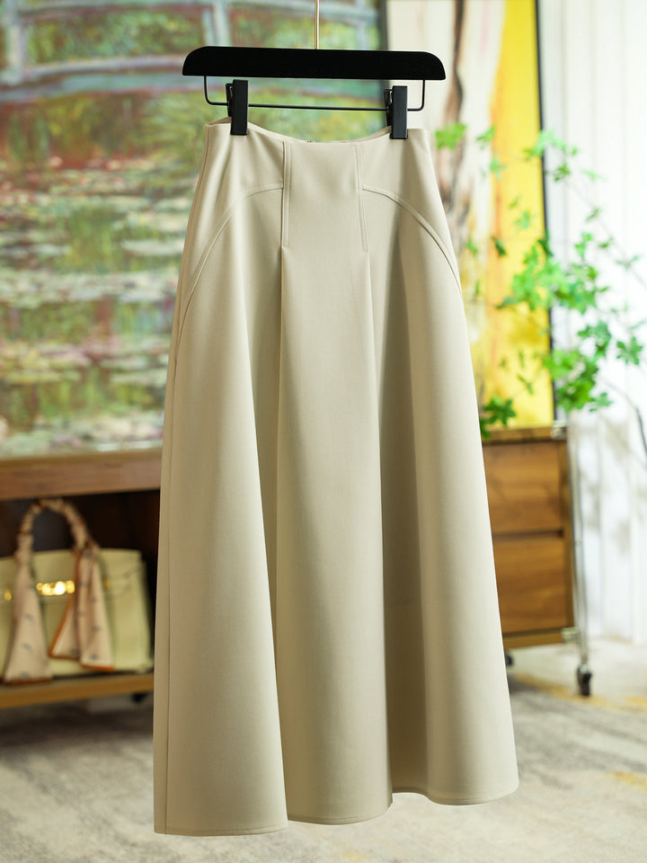 Damen Eleganter, weit geschnittener Maxirock Echoarchiv