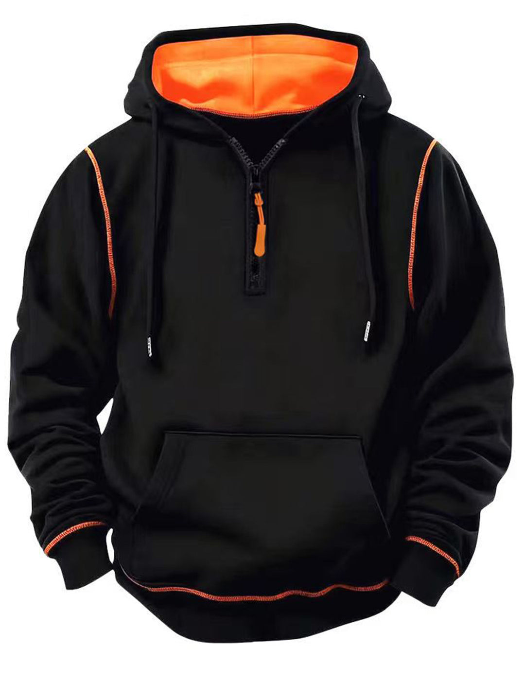Herren Sportliche Kapuzenjacke mit Reißverschluss Echo Archiv