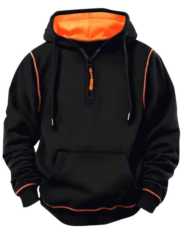 Herren Sportliche Kapuzenjacke mit Reißverschluss Echo Archiv