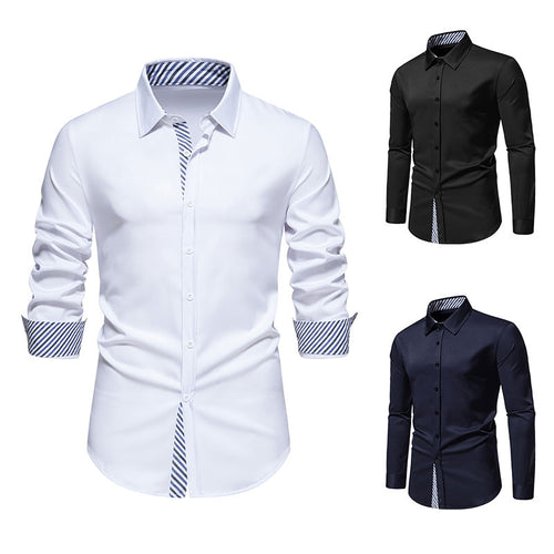 Herren LANGARMHEMD MIT MODERNEM STREIFENDESIGN Echoarchiv
