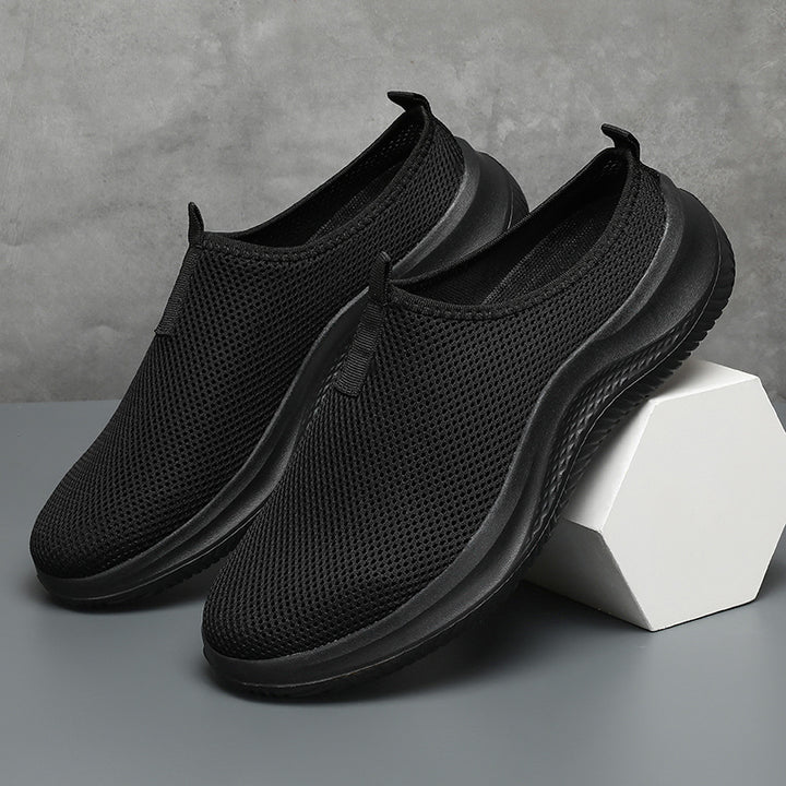 Unisex nan leichter Netzgewebe-Schlupf-Sneaker mit atmungsaktivem Obermaterial, dämpfender EVA-Zwischensohle und rutschfester Profilsohle Echo Archiv