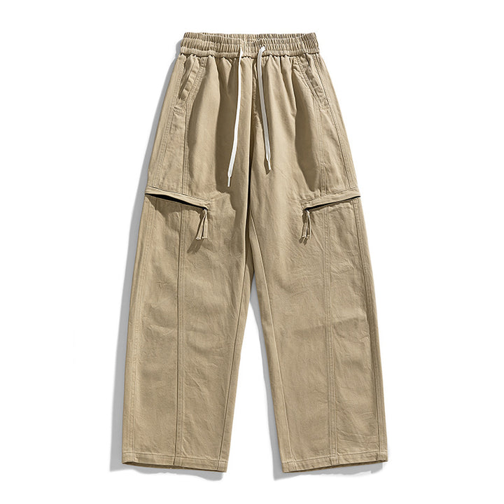 Herren Weite Cargo-Jogginghose im Baggy‑Schnitt mit Kordelbund & Mehrfachtaschen Echoarchiv