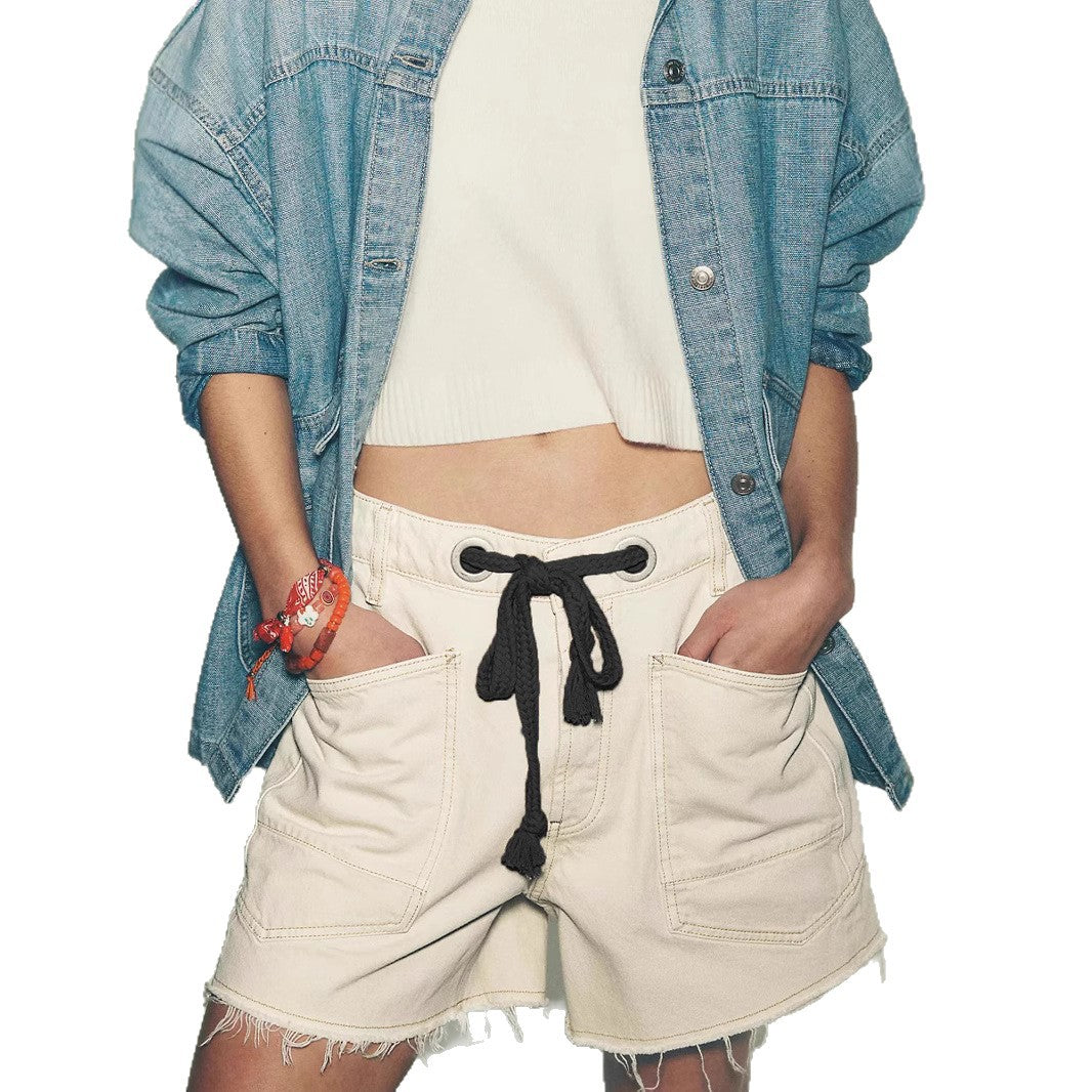 Damen modische Shorts mit elastischem Bund und praktischen Taschen Echo Archiv