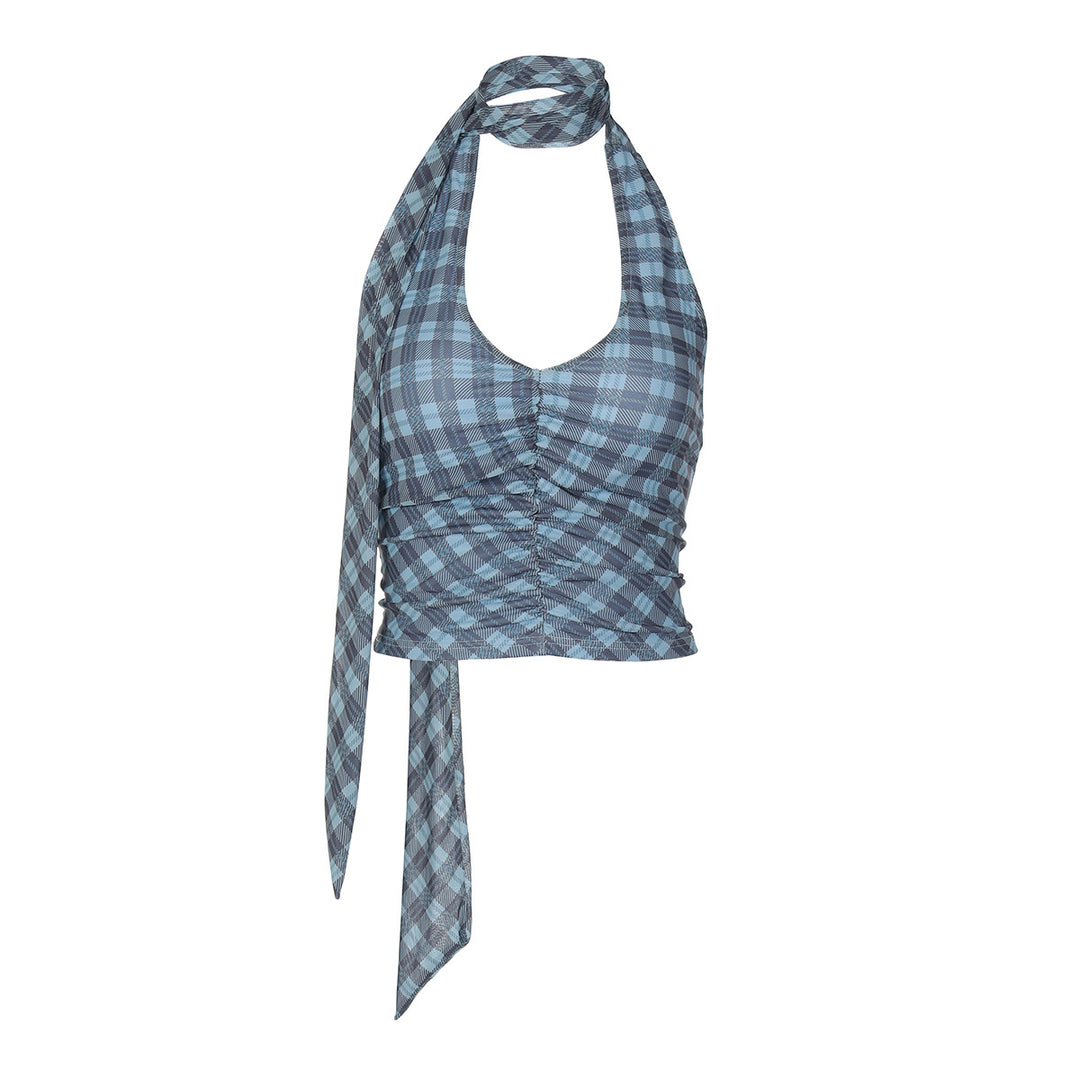 Damen Wickelbluse mit raffiniertem Krawatten-Design Echo Archiv