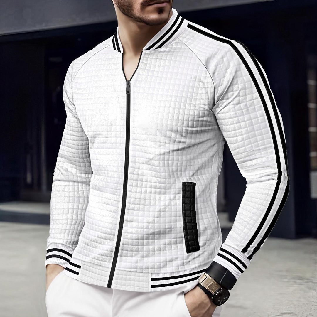 Herren Steppjacke mit sportlichen Streifen Echoarchiv