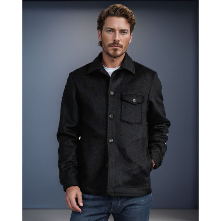 Herren Wolle-Mantel im Casual-Look Echoarchiv