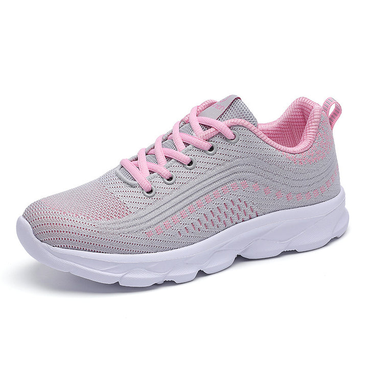 Damen nan ultraleichter Komfort-Gehsneaker für Alltag und Freizeit mit nahtlosem Strickobermaterial, reaktionsfreudiger Luftkissen-Zwischensohle und gepolstertem Fersenkragen Echo Archiv