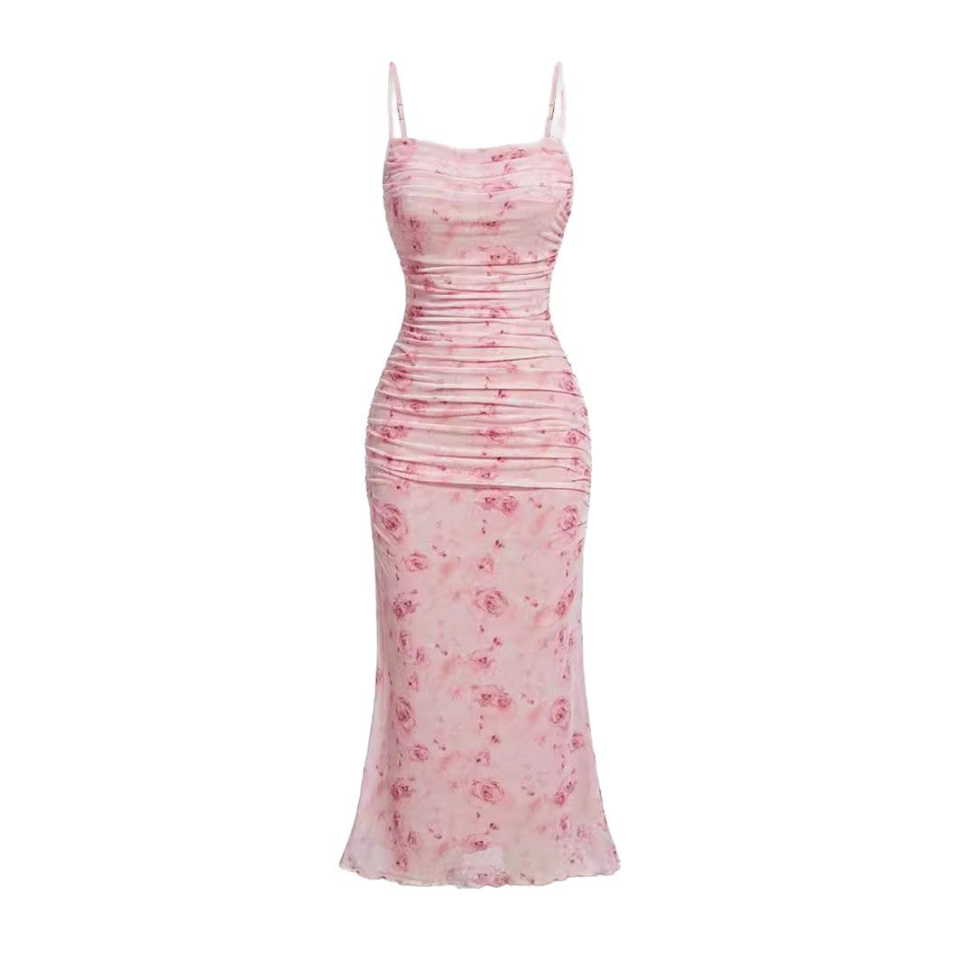 Damen Maxikleid mit raffinierten Rüschendetails Echo Archiv