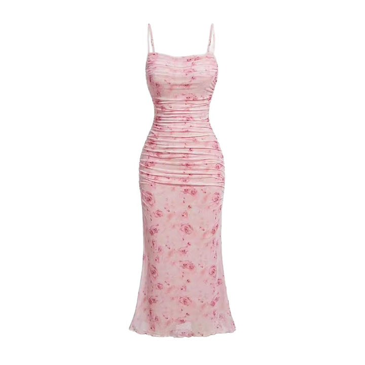 Damen Maxikleid mit raffinierten Rüschendetails Echo Archiv