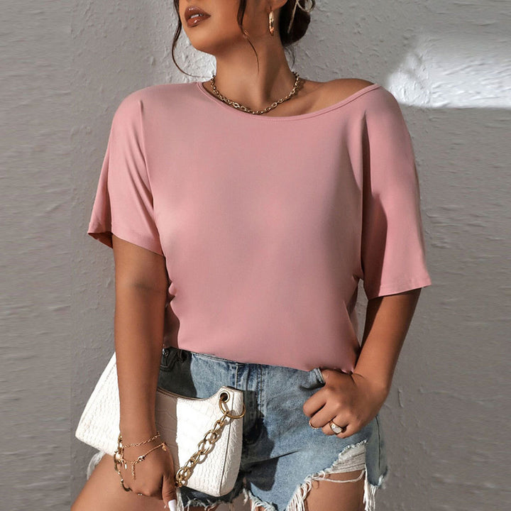 Damen lässiges Oberteil mit schickem Schulterdesign und weichem Material Echo Archiv